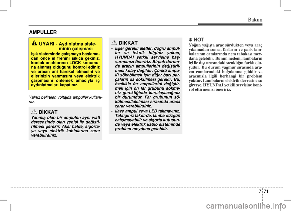 Hyundai Accent Blue 2017  Kullanım Kılavuzu (in Turkish) 