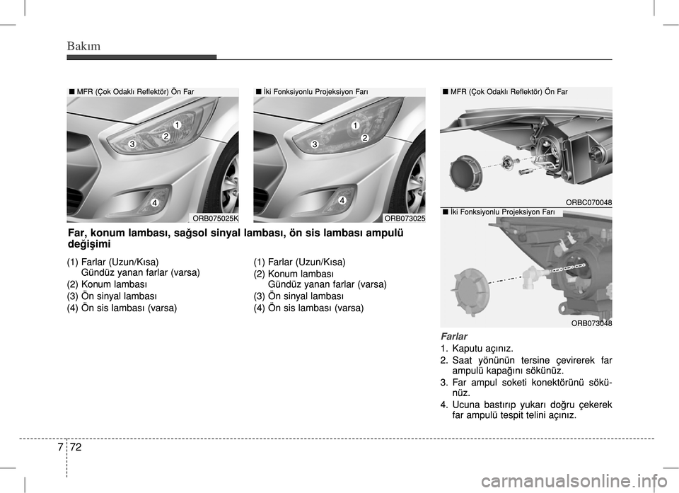 Hyundai Accent Blue 2017  Kullanım Kılavuzu (in Turkish) 