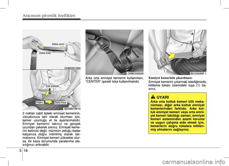 Hyundai Accent Blue 2017  Kullanım Kılavuzu (in Turkish) 