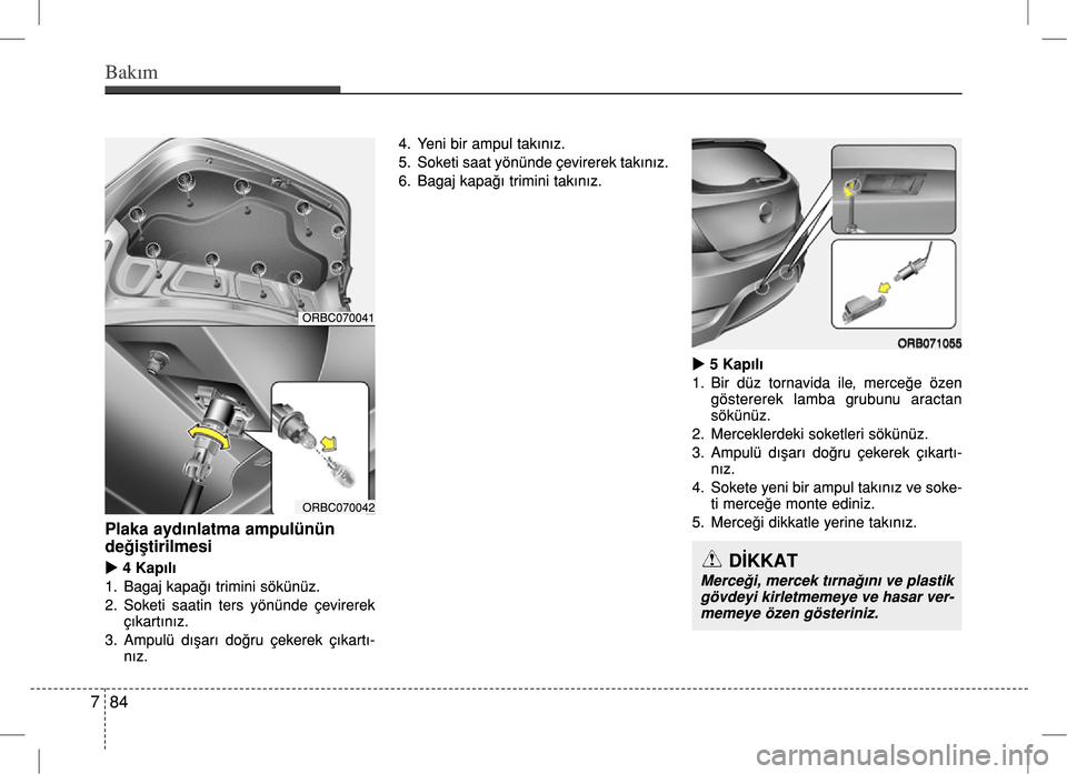 Hyundai Accent Blue 2017  Kullanım Kılavuzu (in Turkish) 