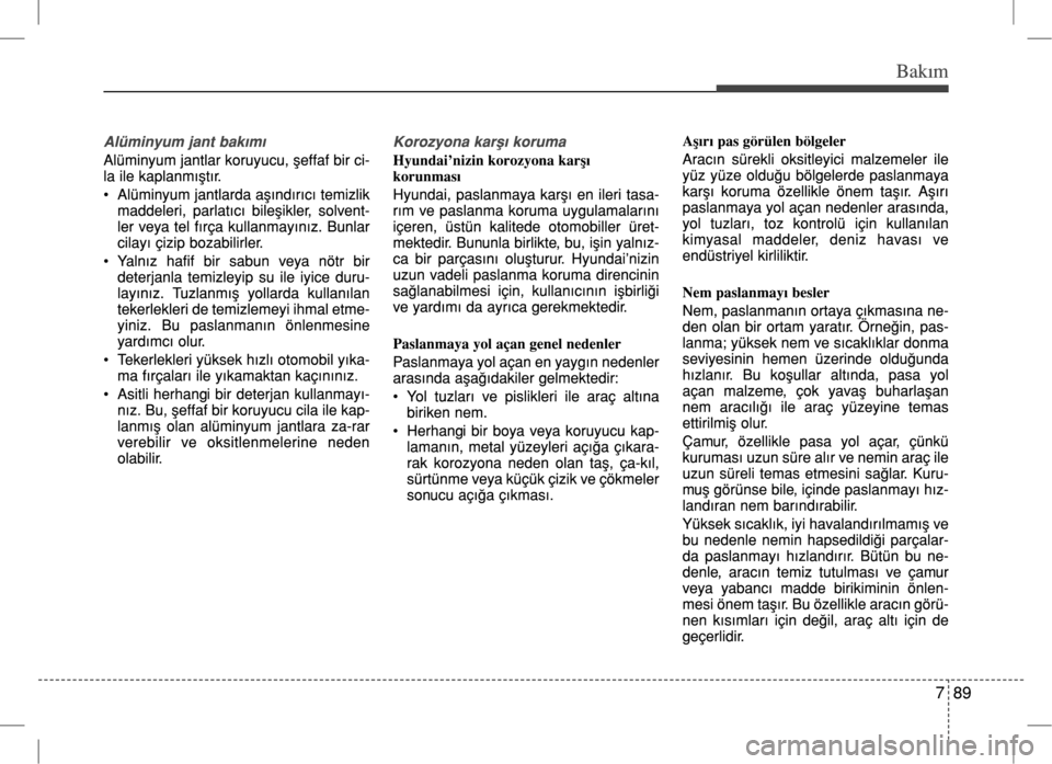 Hyundai Accent Blue 2017  Kullanım Kılavuzu (in Turkish) 