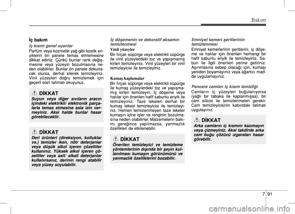 Hyundai Accent Blue 2017  Kullanım Kılavuzu (in Turkish) 