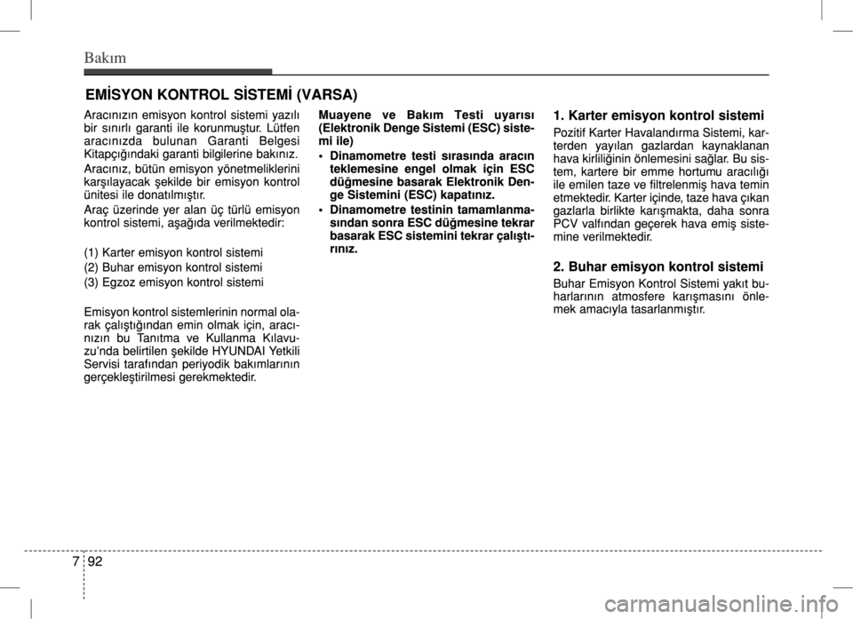 Hyundai Accent Blue 2017  Kullanım Kılavuzu (in Turkish) 