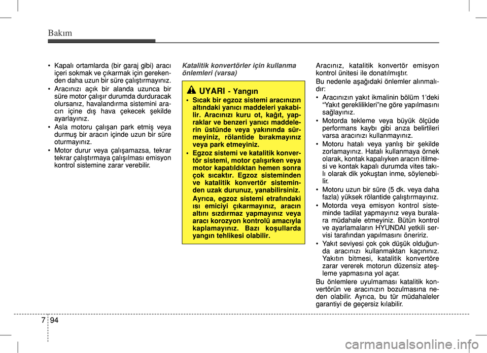 Hyundai Accent Blue 2017  Kullanım Kılavuzu (in Turkish) 