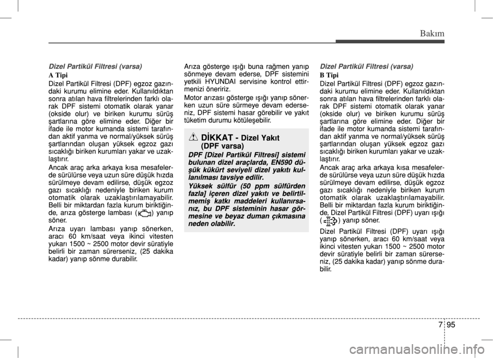 Hyundai Accent Blue 2017  Kullanım Kılavuzu (in Turkish) 