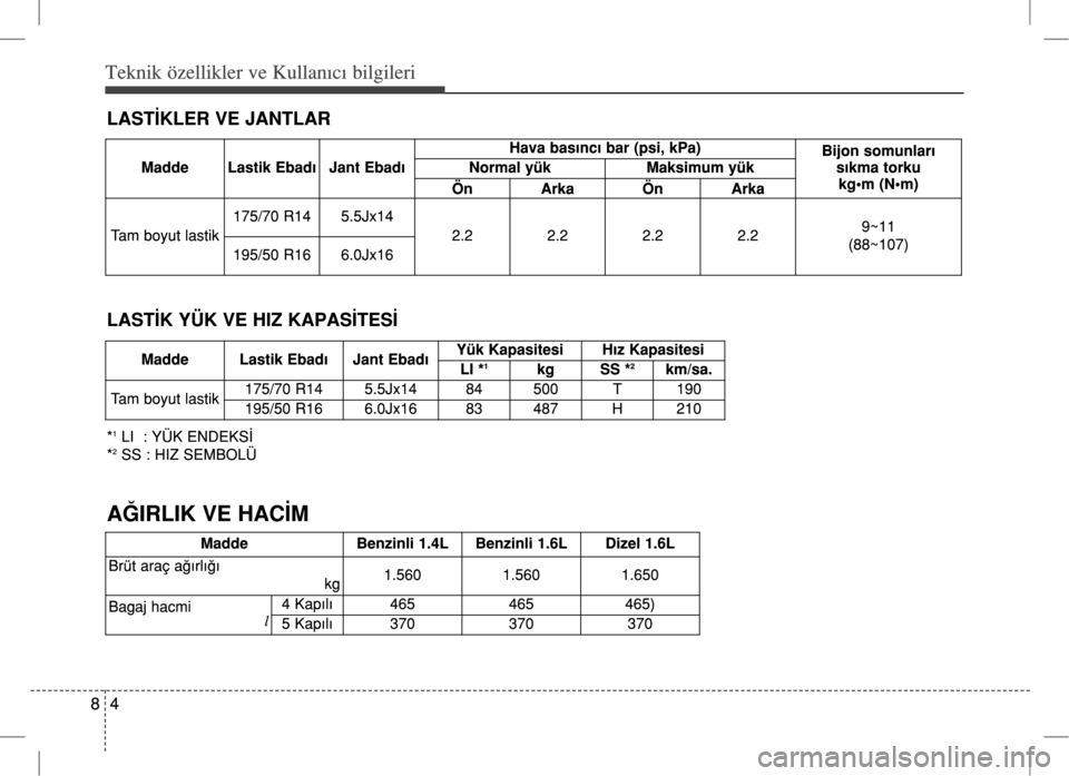 Hyundai Accent Blue 2017  Kullanım Kılavuzu (in Turkish) 