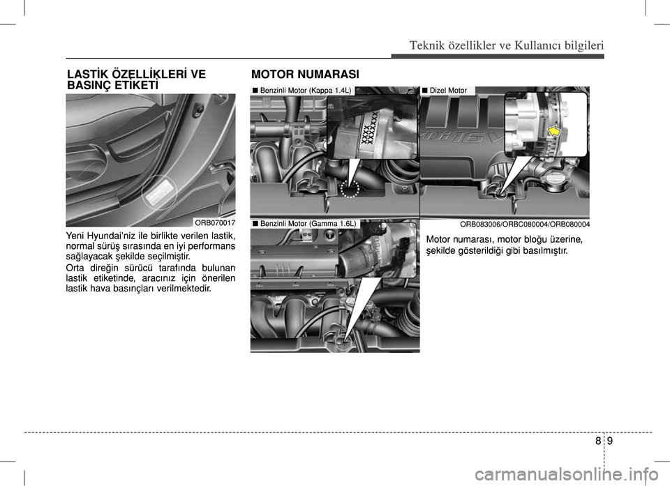 Hyundai Accent Blue 2017  Kullanım Kılavuzu (in Turkish) 