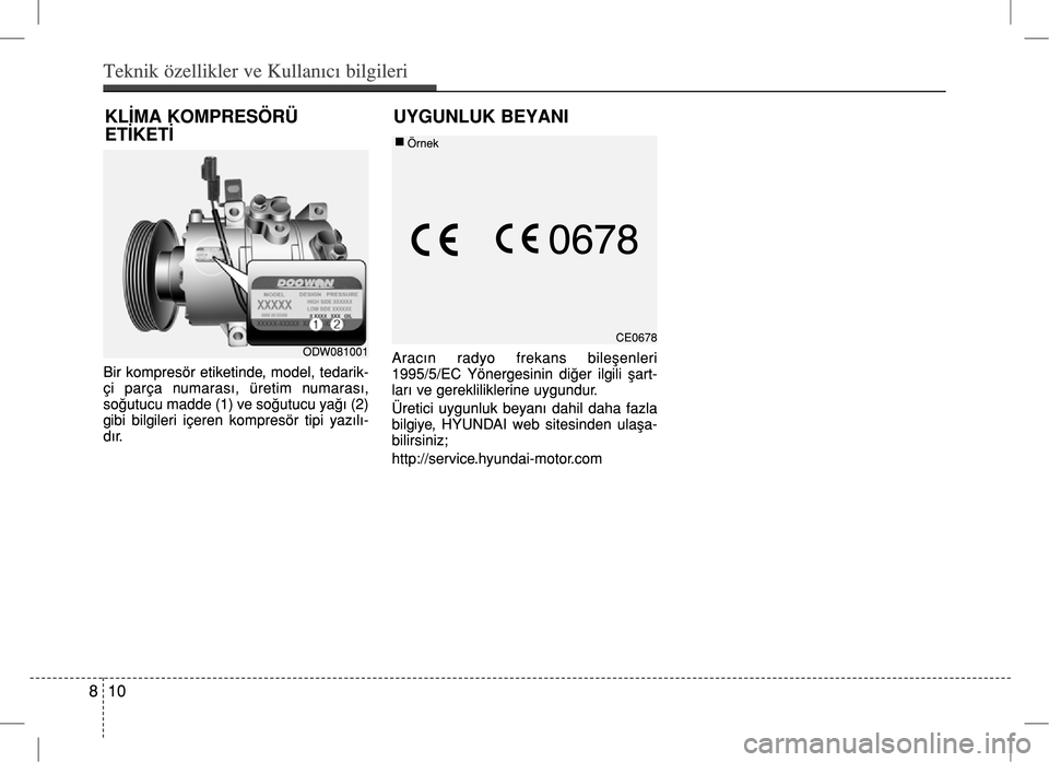 Hyundai Accent Blue 2017  Kullanım Kılavuzu (in Turkish) 