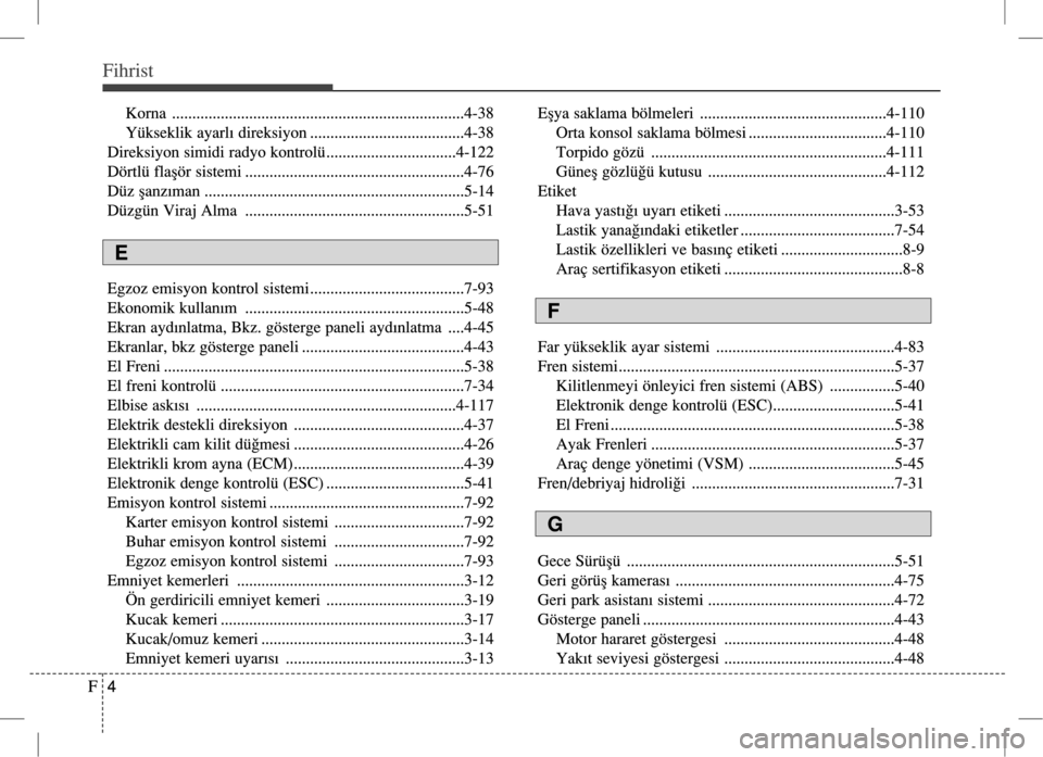 Hyundai Accent Blue 2017  Kullanım Kılavuzu (in Turkish) 