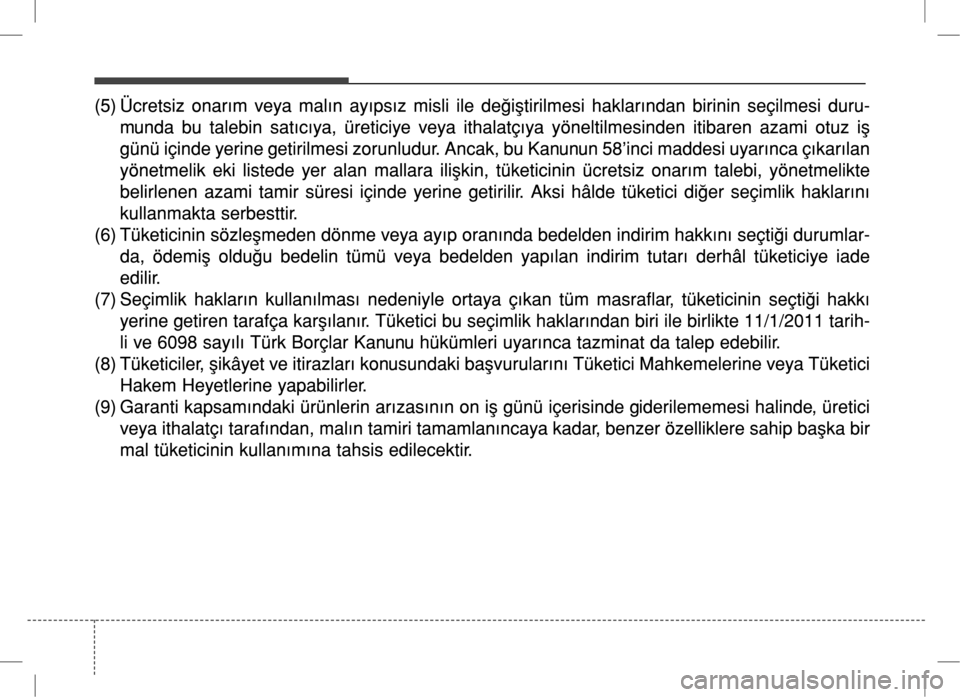 Hyundai Accent Blue 2017  Kullanım Kılavuzu (in Turkish) 