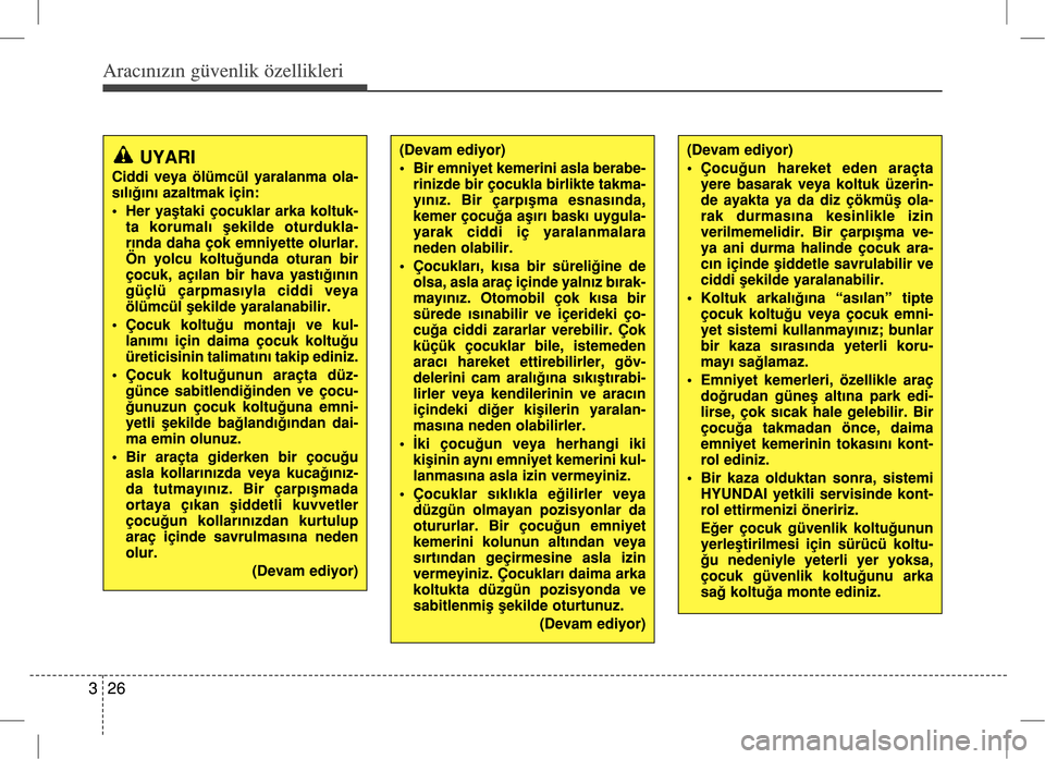 Hyundai Accent Blue 2017  Kullanım Kılavuzu (in Turkish) 