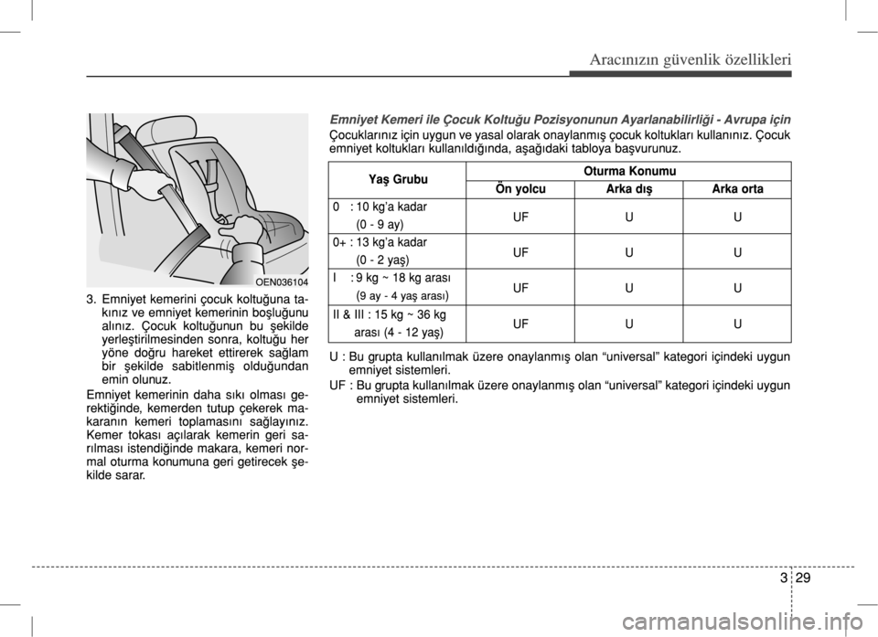 Hyundai Accent Blue 2017  Kullanım Kılavuzu (in Turkish) 