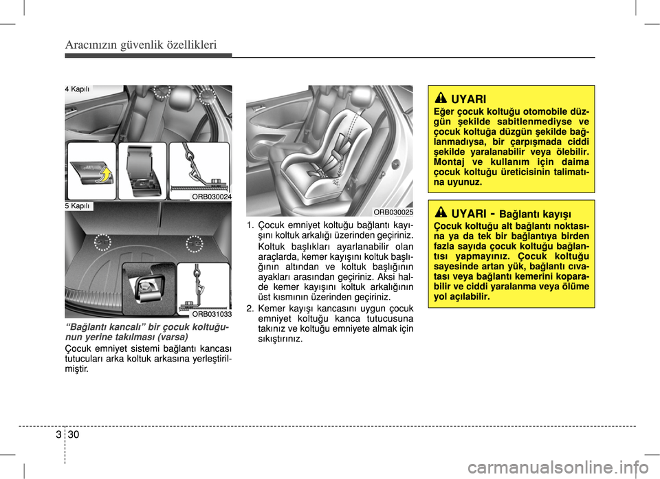 Hyundai Accent Blue 2017  Kullanım Kılavuzu (in Turkish) 