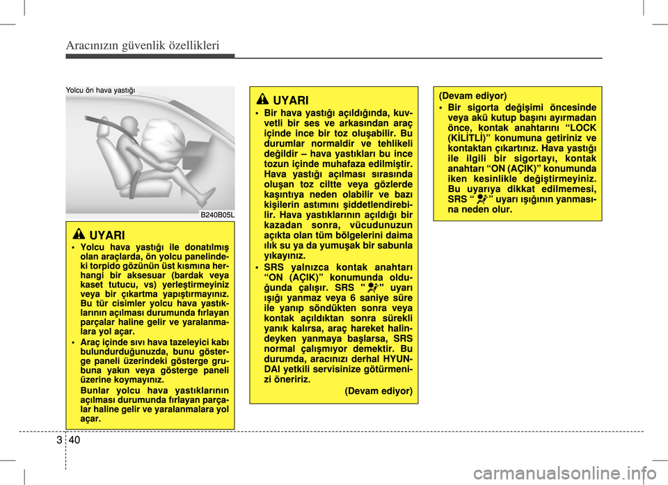 Hyundai Accent Blue 2017  Kullanım Kılavuzu (in Turkish) 