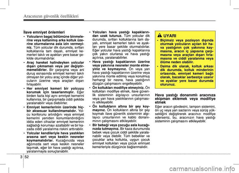 Hyundai Accent Blue 2017  Kullanım Kılavuzu (in Turkish) 