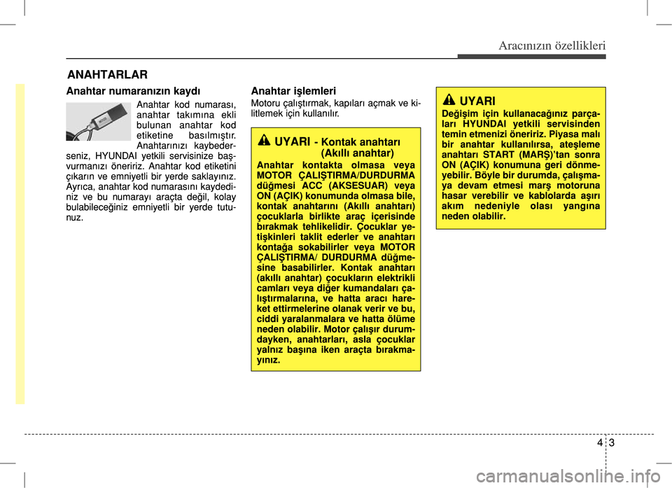 Hyundai Accent Blue 2017  Kullanım Kılavuzu (in Turkish) 