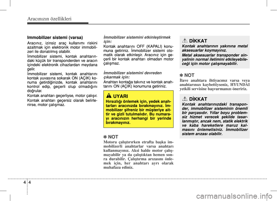 Hyundai Accent Blue 2017  Kullanım Kılavuzu (in Turkish) 