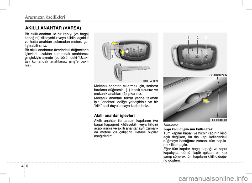 Hyundai Accent Blue 2017  Kullanım Kılavuzu (in Turkish) 