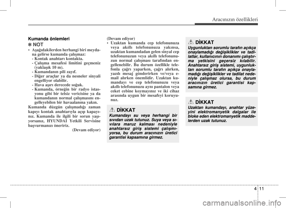 Hyundai Accent Blue 2017  Kullanım Kılavuzu (in Turkish) 