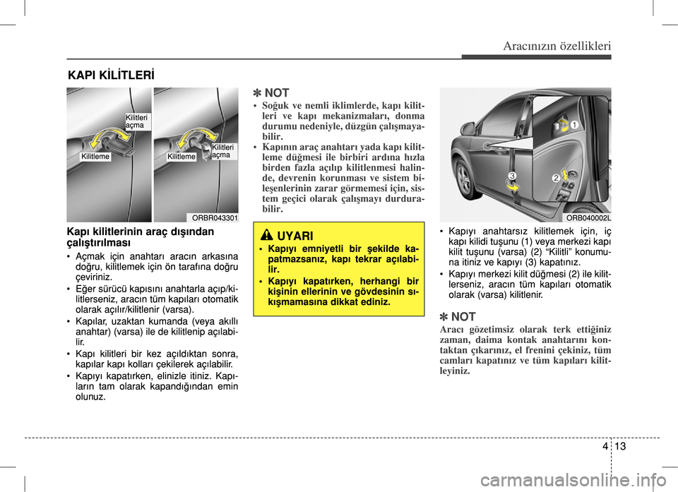 Hyundai Accent Blue 2017  Kullanım Kılavuzu (in Turkish) 