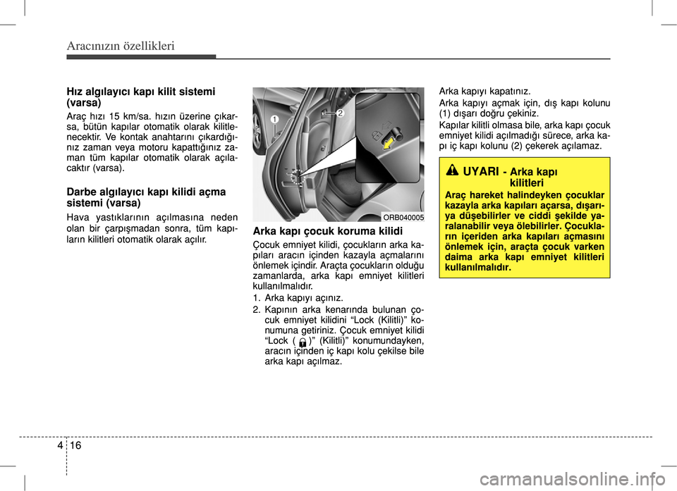 Hyundai Accent Blue 2017  Kullanım Kılavuzu (in Turkish) 