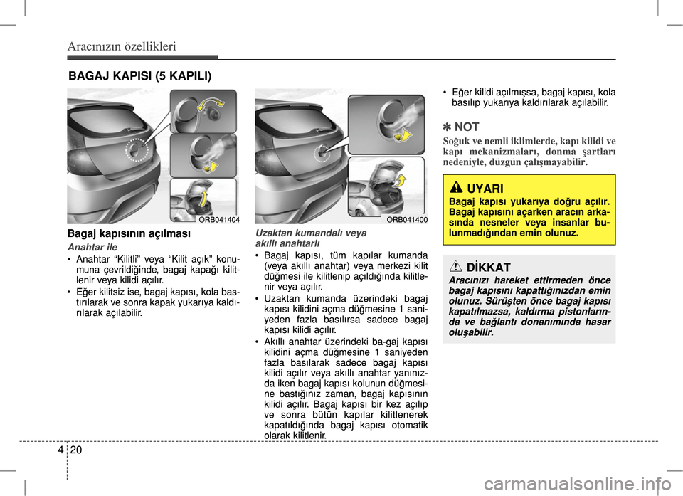Hyundai Accent Blue 2017  Kullanım Kılavuzu (in Turkish) 