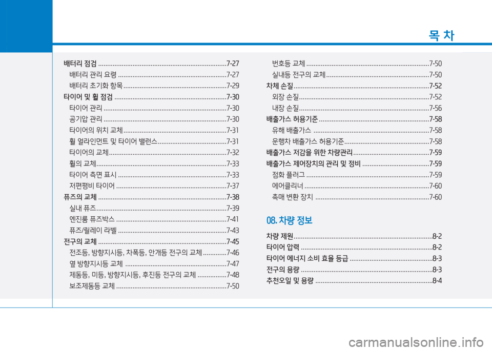 Hyundai Aslan 2015  아슬란 AG - 사용 설명서 (in Korean) 1
목 차
(