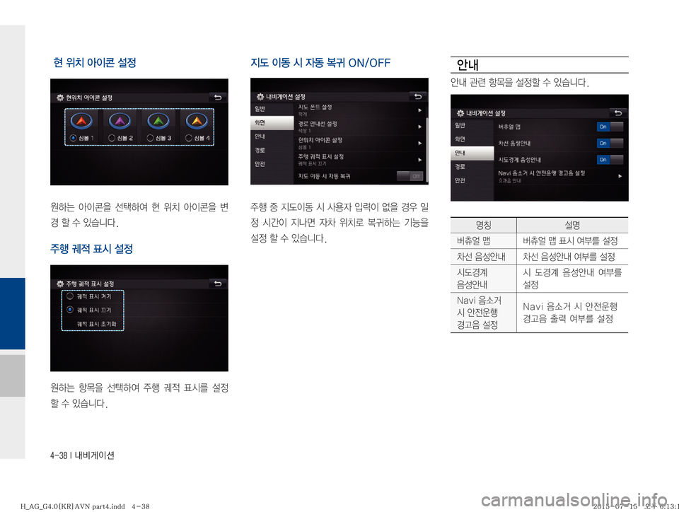 Hyundai Aslan 2015  아슬란 표준4 내비게이션 (in Korean) ������*�r:q
IÌ
�
�
$–�	‡
IÑ�¸


