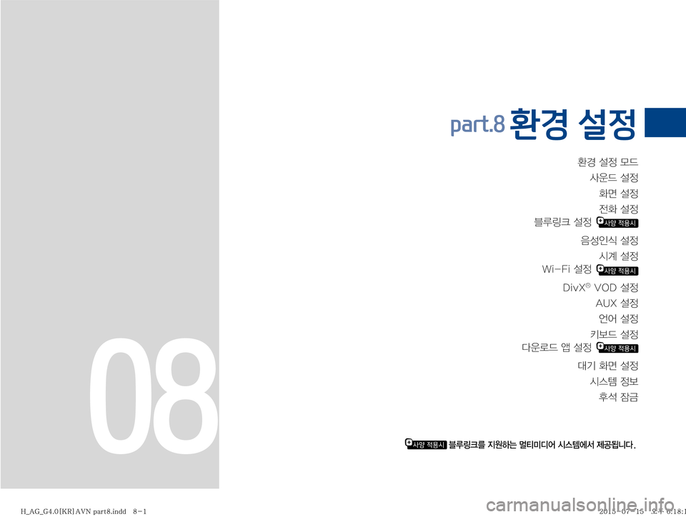 Hyundai Aslan 2015  아슬란 표준4 내비게이션 (in Korean) �
ƒ�¸
�}XŽ

X�¸

v�¸


y
�¸

6Bü�¸

�� �
�
:¿
K	�¸
 	&…�¸

�8�J���J�¸

�� �
�%�J�W�9
 Õ��7�0�%�¸
 �"�6�9�¸
	±	¯�¸


