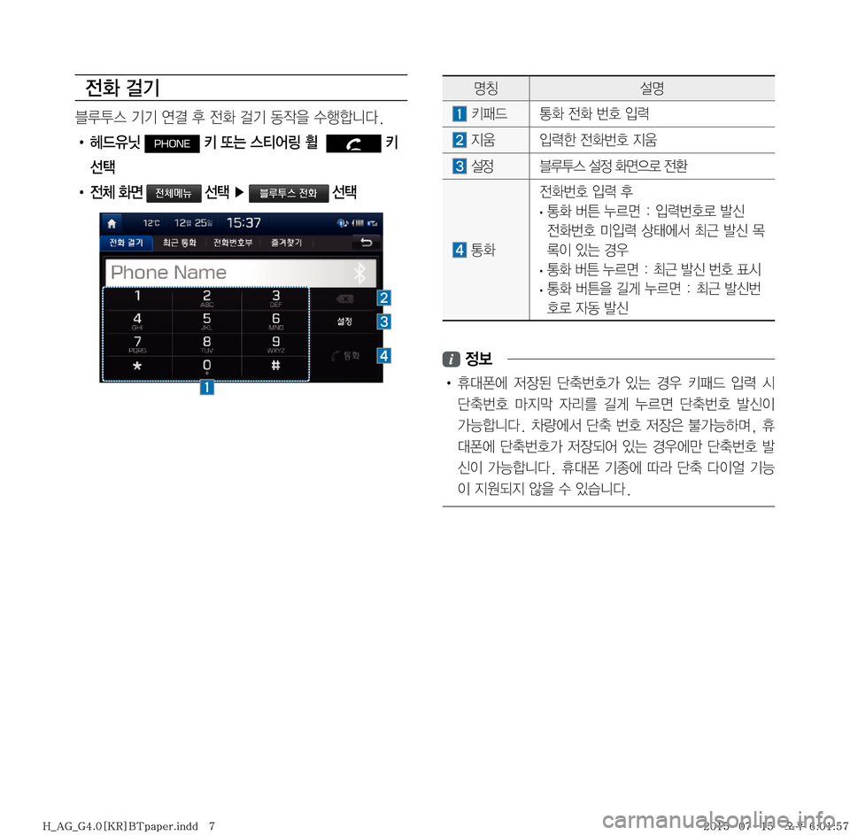Hyundai Aslan 2015  아슬란 표준4 내비게이션 (in Korean) 
y
�f