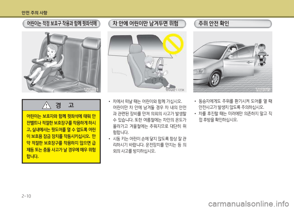 Hyundai Avante 2015  아반떼 MD - 사용 설명서 (in Korean) 1