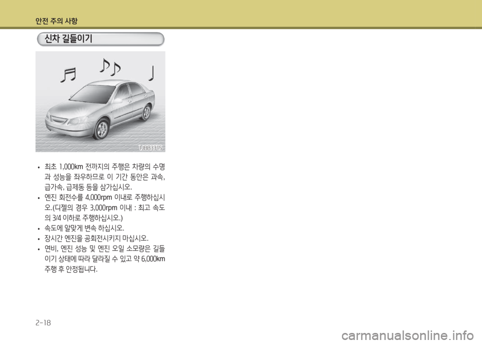 Hyundai Avante 2015  아반떼 MD - 사용 설명서 (in Korean) 1