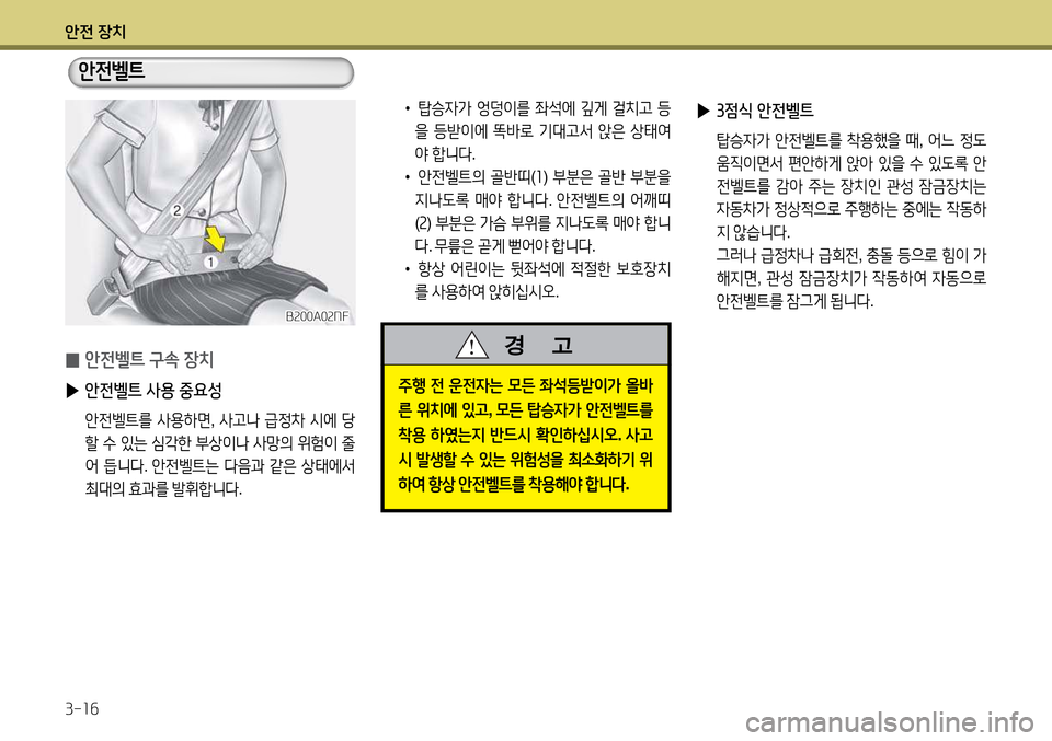 Hyundai Avante 2013  아반떼 MD - 사용 설명서 (in Korean) 1