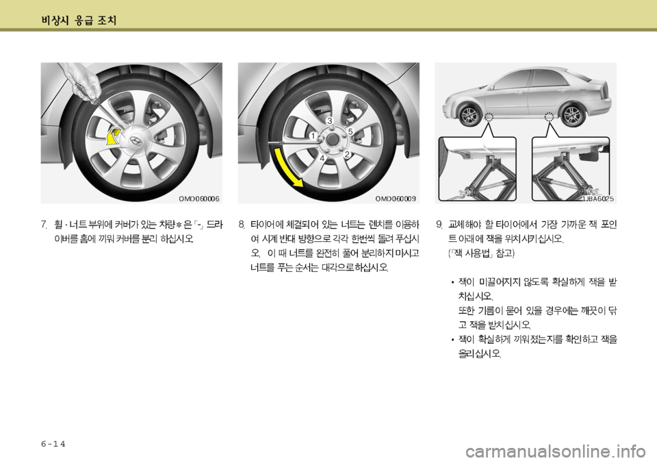 Hyundai Avante 2011  아반떼 MD - 사용 설명서 (in Korean) 6-1 4    