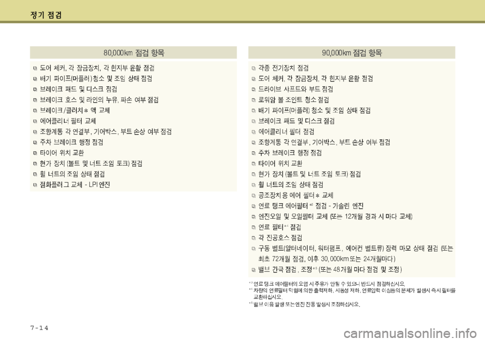 Hyundai Avante 2011  아반떼 MD - 사용 설명서 (in Korean) 7-1 4 