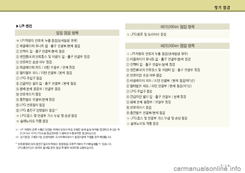 Hyundai Avante 2011  아반떼 MD - 사용 설명서 (in Korean) 7-1 9 