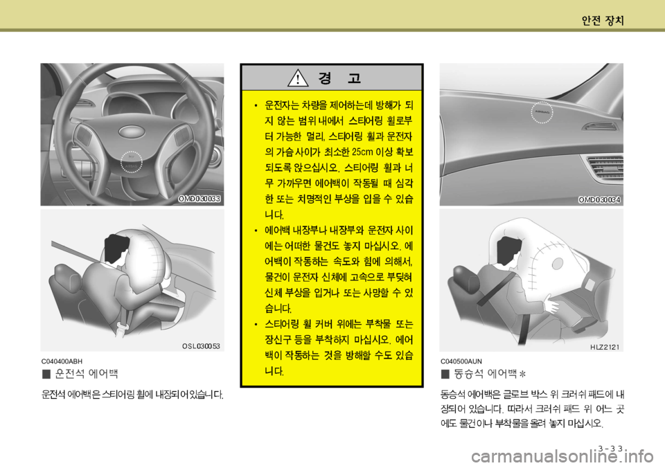 Hyundai Avante 2011  아반떼 MD - 사용 설명서 (in Korean) 3-3 3
C040400ABHC040500AUN     