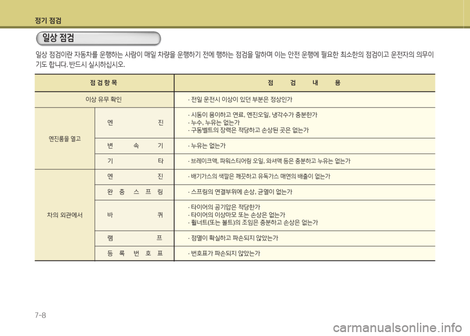 Hyundai Equus 2015  에쿠스 VI - 사용 설명서 (in Korean) 정기 4
