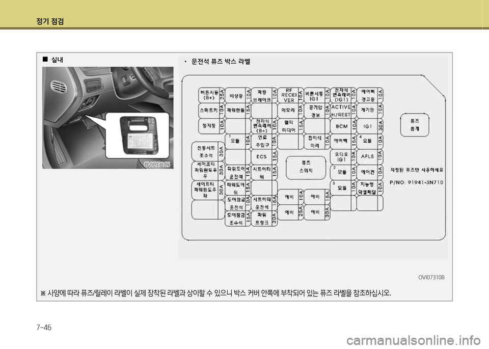 Hyundai Equus 2013  에쿠스 VI - 사용 설명서 (in Korean) 정기 4
