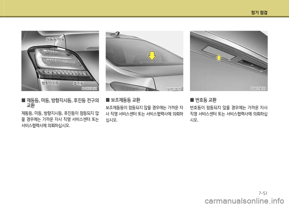Hyundai Equus 2013  에쿠스 VI - 사용 설명서 (in Korean) 정기 4