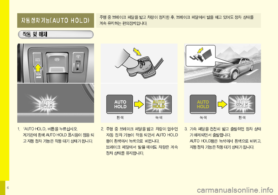 Hyundai Equus 2011  에쿠스 VI - 사용 설명서 (in Korean) 6    
