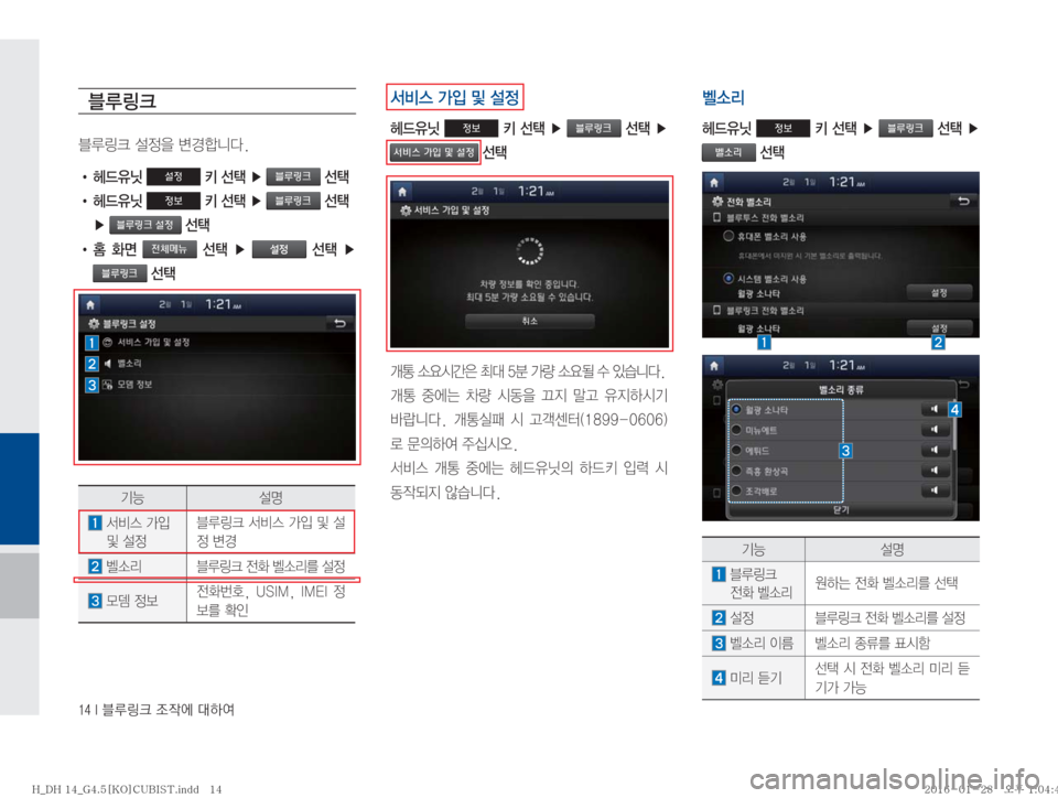 Hyundai Genesis 2016  제네시스DH 표준4 내비게이션 (in Korean) ����*�6Bü�
‘
X	À��Þ	È
6B