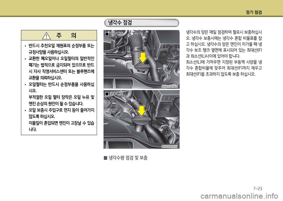 Hyundai Genesis Coupe 2016  제네시스 쿠페 BK - 사용 설명서 (in Korean) 정기 4
