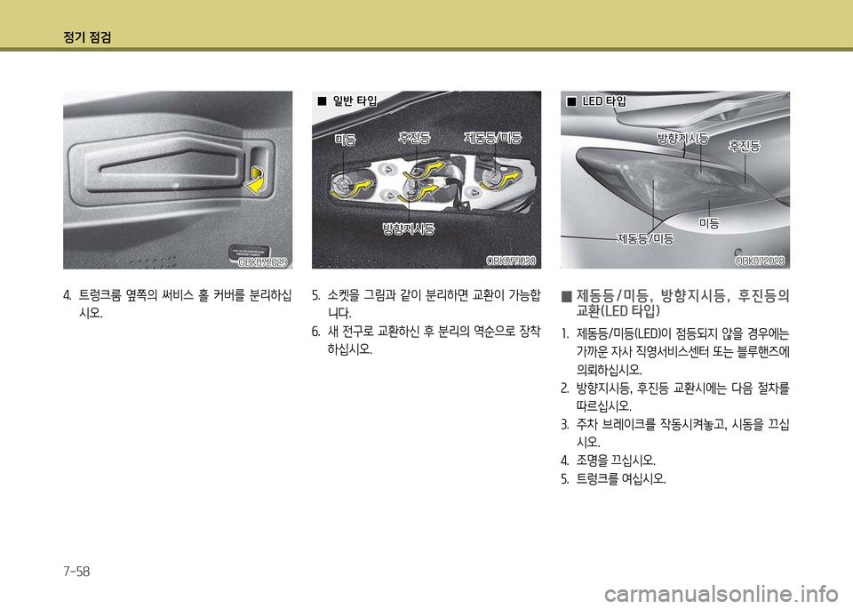 Hyundai Genesis Coupe 2016  제네시스 쿠페 BK - 사용 설명서 (in Korean) 정기 4