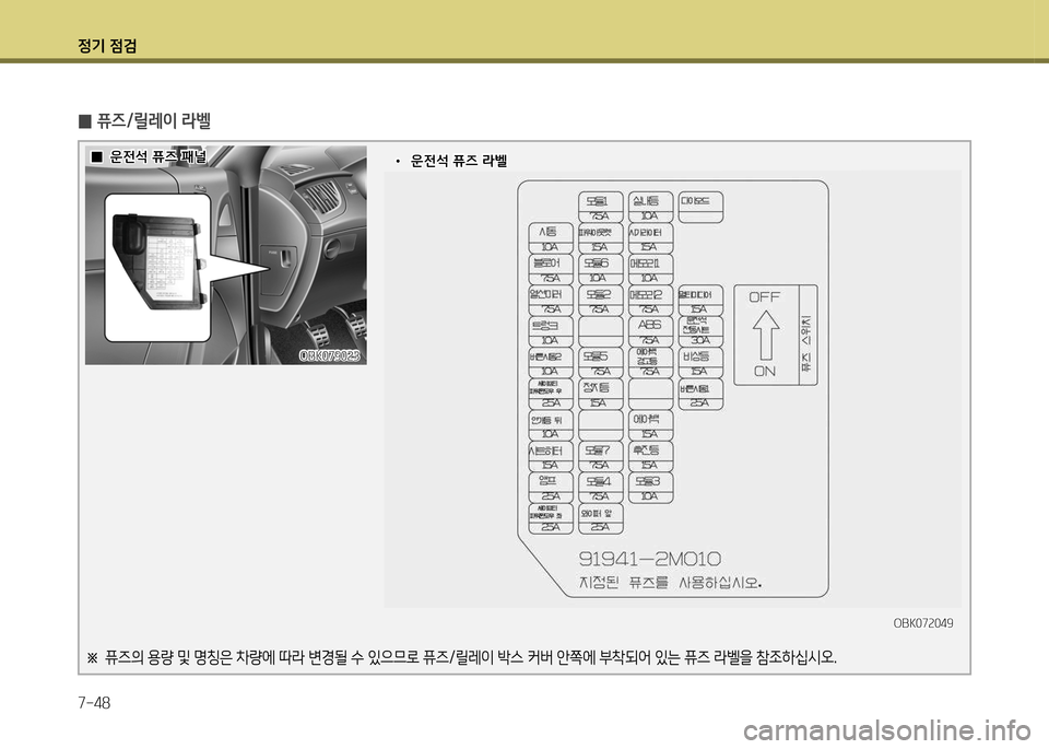 Hyundai Genesis Coupe 2012  제네시스 쿠페 BK - 사용 설명서 (in Korean) 정기 4
