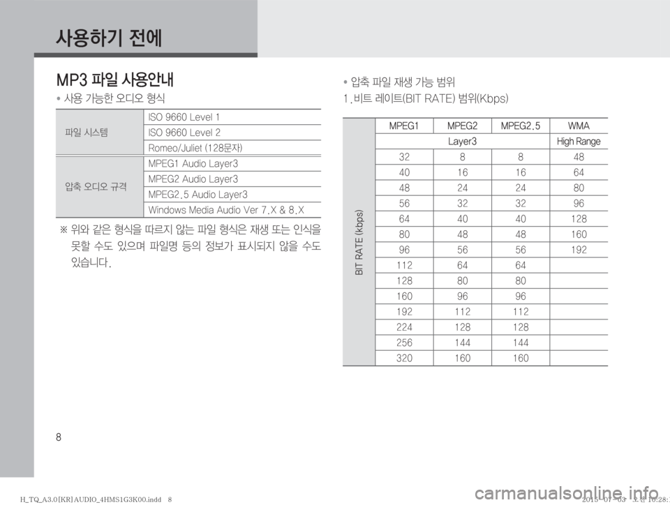 Hyundai Grand Starex 2015  그랜드스타렉스 표준3 오디오(A) (in Korean) �
Ž

ÞÝ�
y	À
�.�1��u
L�Ž

	‰r
� �Ž

�>Þà�	ßc	ß�
	
u
L�	&	.�*�4�0�������-�F�W�F�M��
�*�4�0�������-�F�W�F�M��
�3�P�N�F�P��+�V�M�J�F�U��	���