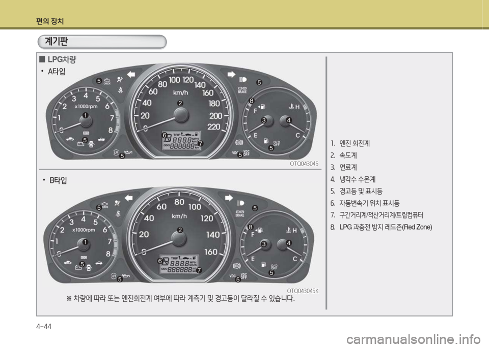 Hyundai Grand Starex 2013  그랜드 스타렉스 - 사용 설명서 (in Korean) 편의 장: