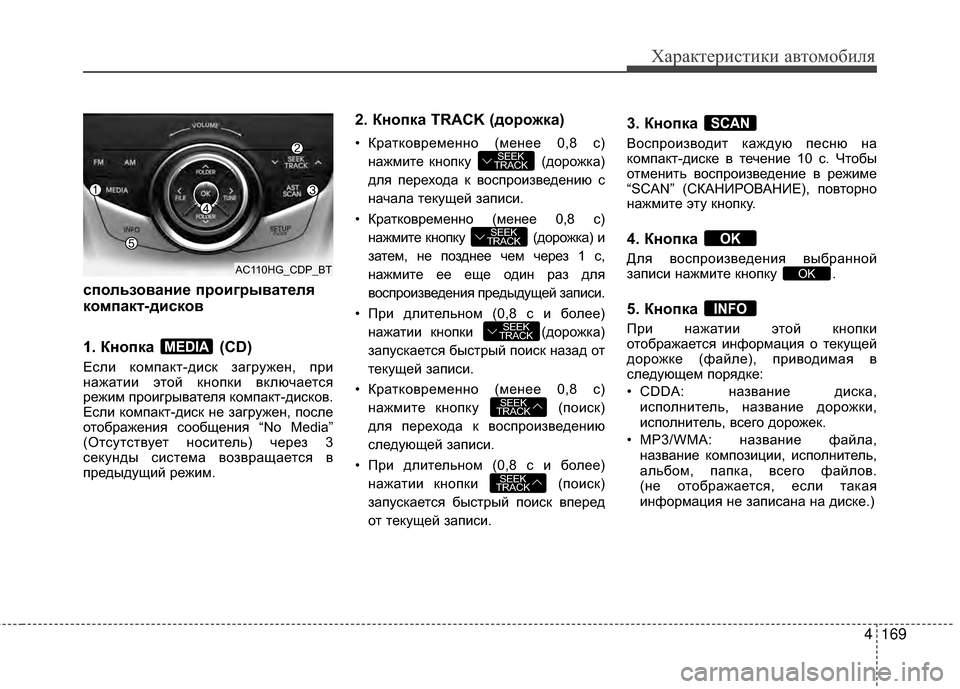 Hyundai Grandeur 2013 Инструкция по эксплуатации (in Russian) 4169
Характер\bст\bк\b авто\fоб\bля
спользование проигрываБЧеля
компакБЧ-дисков
1. Кнопка (CD)
Если компАЙкт-диск зА Hyundai Grandeur 2013 Инструкция по эксплуатации (in Russian) 4169
Характер\bст\bк\b авто\fоб\bля
спользование проигрываБЧеля
компакБЧ-дисков
1. Кнопка (CD)
Если компАЙкт-диск зА