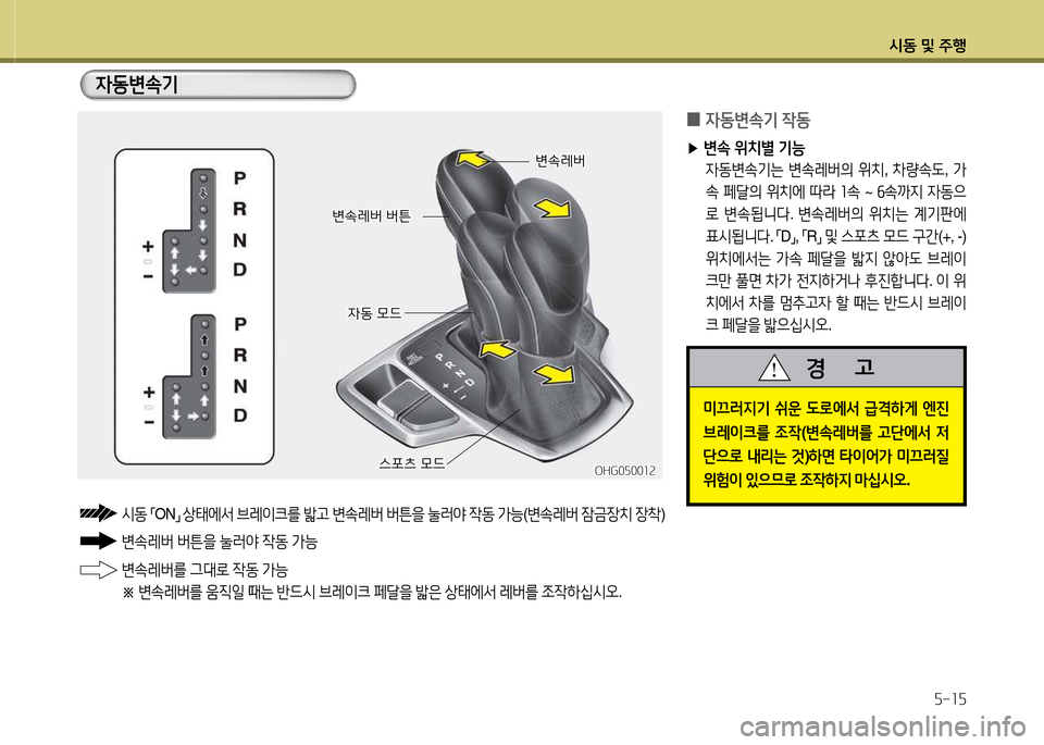 Hyundai Grandeur 2013  그랜저 HG - 사용 설명서 (in Korean) /d동 및 주B자-소자
변.$