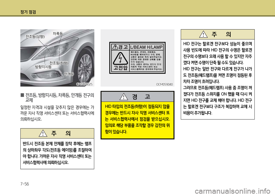 Hyundai Grandeur 2013  그랜저 HG - 사용 설명서 (in Korean) 4
